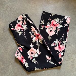 WHBM The Wide Leg Floral Printed Pants Size 10 NWT